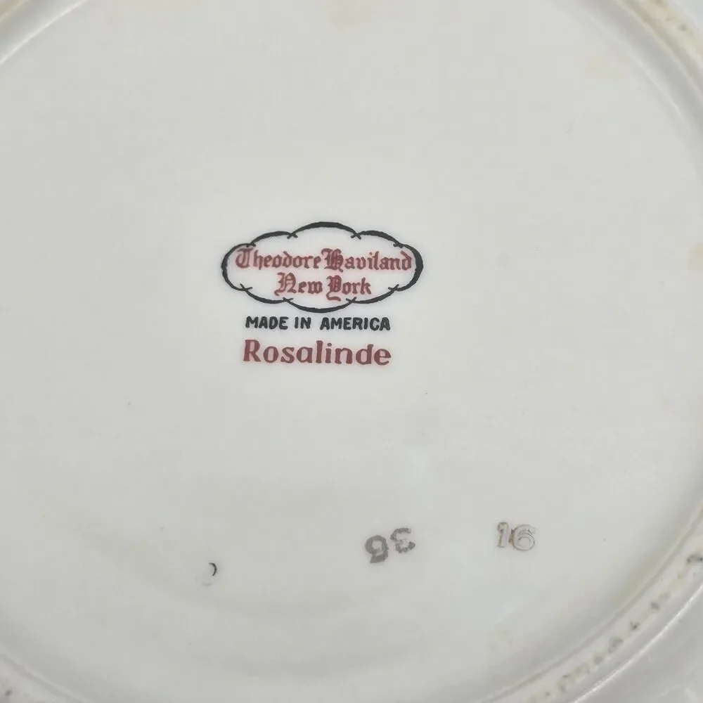 2 Theodore Haviland New York Rosalinde 7.5